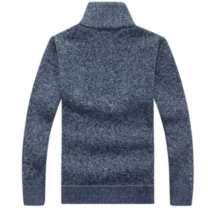 Buy Center Men's Fleece Sweater - Half Zipper Turtleneck Pullover - Buy Center UK