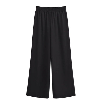 PB&ZA Women's Fashion Sets - Collared Blouse & Wide Leg Pants - Buy Center UK
