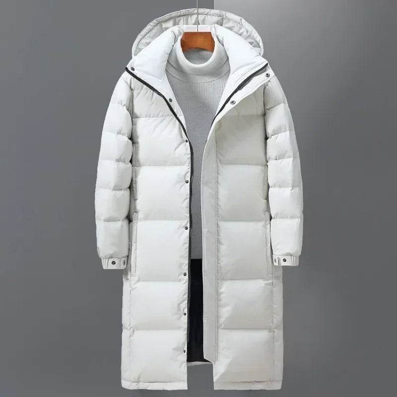 Buy Center Men’s Long Puffer Jacket - Windproof & Warm Winter Coat - Buy Center UK