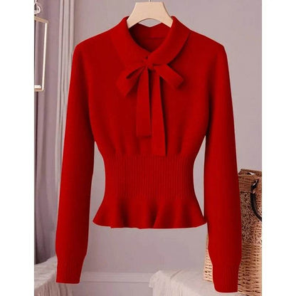 Buy Center Women's Korean Knitting Jumper - Comfortable Loose Pullover - Buy Center UK