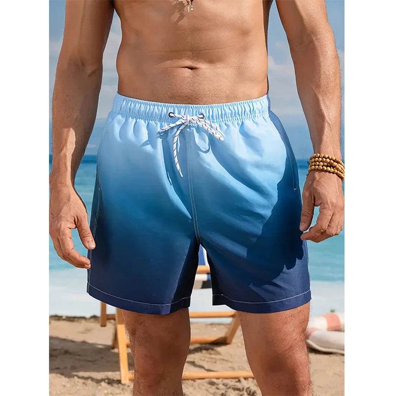 Buy Center Summer Stripe 3D Print Beach Shorts - Stylish & Comfortable - Buy Center UK