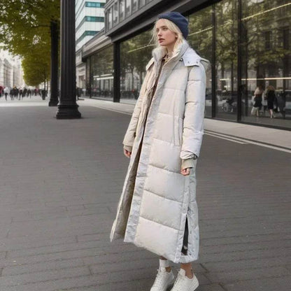 Buy Center Hooded Feather Coat - 2023 Long Women's Down Jacket - Buy Center UK
