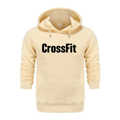 Buy Center Men's CrossFit Sweatshirt - Stylish Black Print Hoodie - Buy Center UK