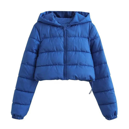Buy Center Women's Fall Winter Puffer Jacket - Cropped, Oversized Style - Buy Center UK