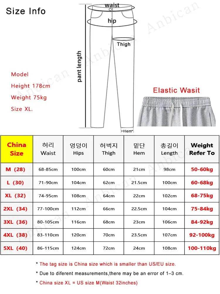 Buy Center 2023 Men's Fleece-Lined Sweatpants - Thick & Warm - Buy Center UK