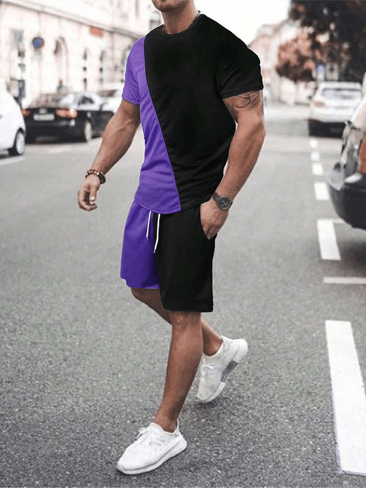 Buy Center 2025 Men's Casual Summer Suit - Textured Two-Piece Set - Buy Center UK