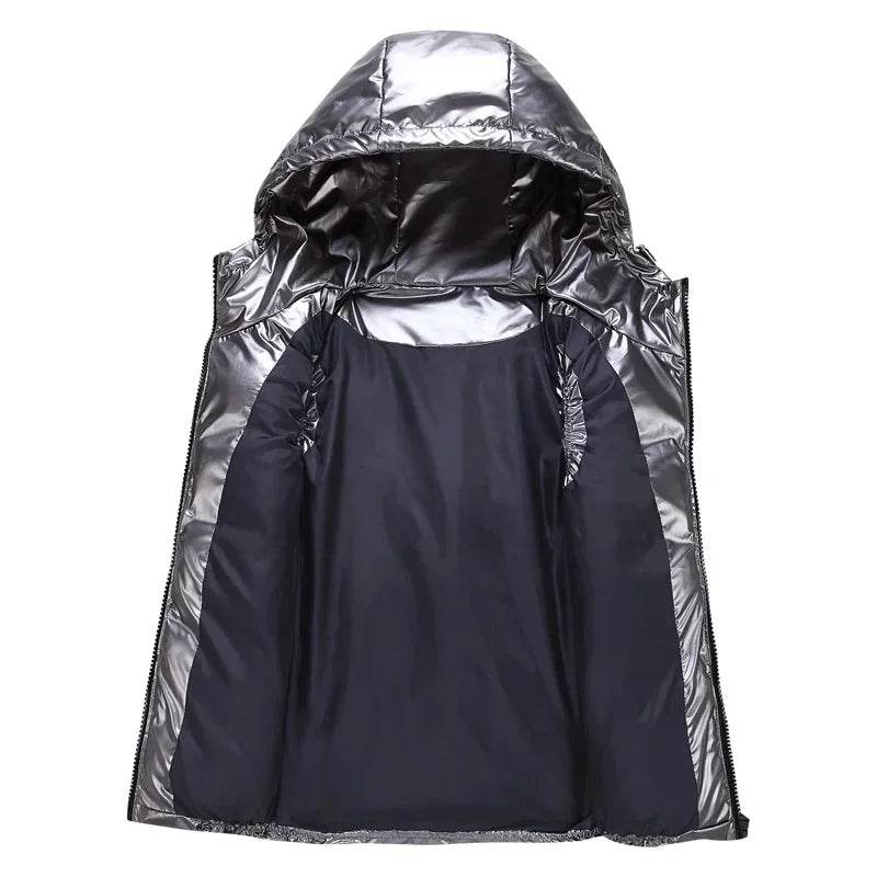Buy Center Men's Sleeveless Jacket - Warm Hooded Padded Vest - Buy Center UK