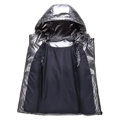 Buy Center Men's Sleeveless Jacket - Warm Hooded Padded Vest - Buy Center UK