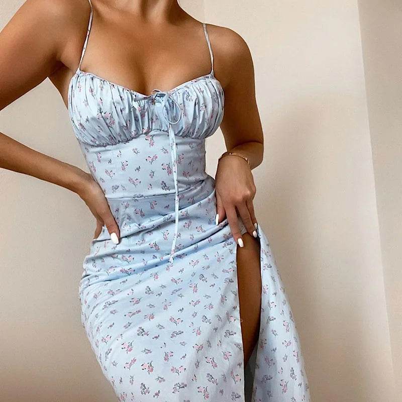 Women’s Floral Beach Vacation Dress - Elegant Bodycon Style 2024 - Buy Center UK
