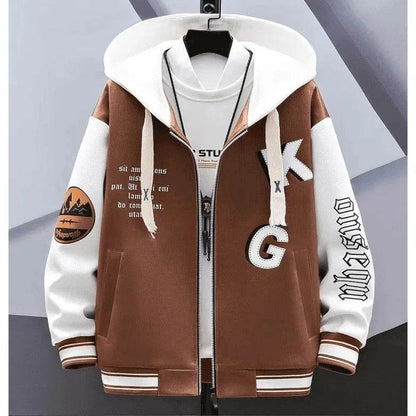 Trendy Men's Sweatshirt Jacket - Cool Spring Autumn School Wear - Buy Center UK