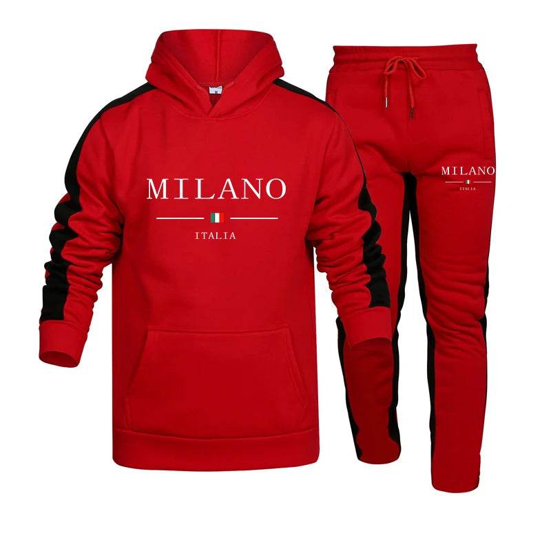 Buy Center Men's Tracksuit 2 Piece Set - Casual Hooded Sweatshirt - Buy Center UK