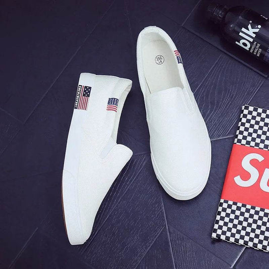 Buy Center Luxury Men’s Casual Canvas Loafers - Breathable Slip-On Flats - Buy Center UK