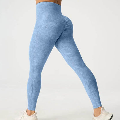 Buy Center High Waisted Frosted Yoga Pants - Quick Dry, Tight Fit - Buy Center UK
