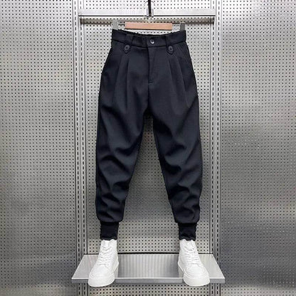 2024 High Waist Harlan Suit Pants - Loose Fit for Men’s Style - Buy Center UK