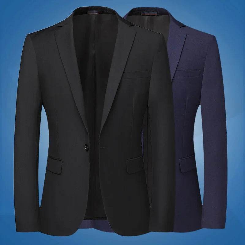 Buy Center Men's Solid Color Blazer - British Style, Wedding & Work - Buy Center UK