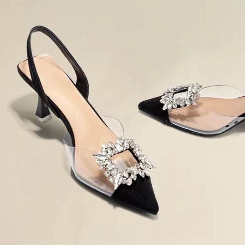 Buy Center Sexy Pointed Toe High Heels - Crystal Comfortable Design - Buy Center UK