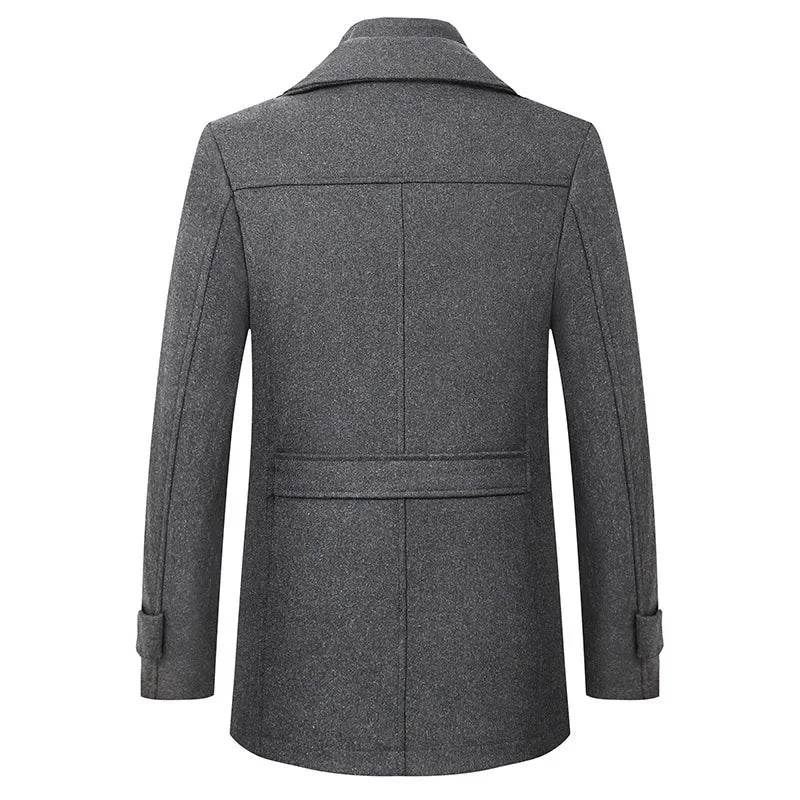 Buy Center Men's Woolen Coat - Thickened Warm Fashion Jacket 2023 - Buy Center UK