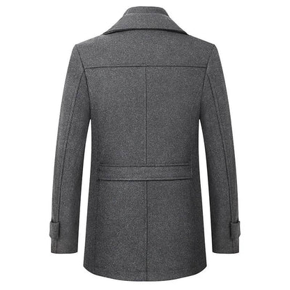 Buy Center Men's Woolen Coat - Thickened Warm Fashion Jacket 2023 - Buy Center UK