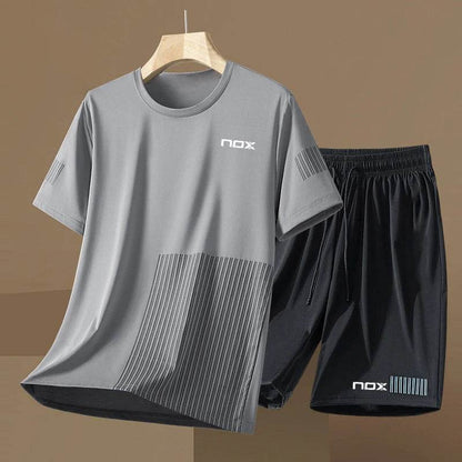 Buy Center Men's Tennis Sportswear - Summer T-shirt & Shorts Set - Buy Center UK