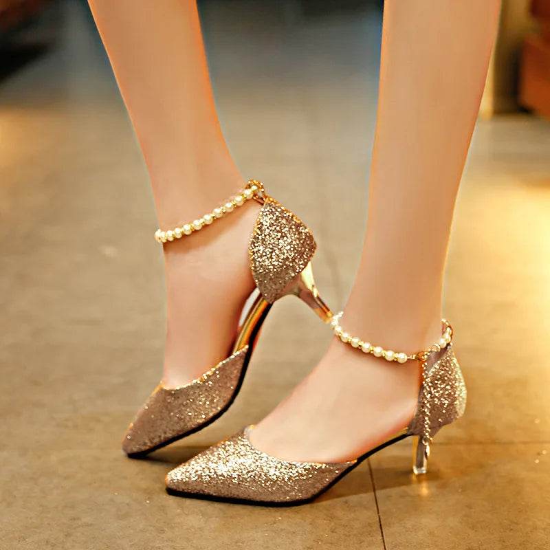 Trend Elegant Pointed Toe High Heels Mules for Women - Sexy Pumps - Buy Center UK
