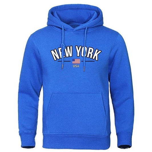 Buy Center Men’s NEW YORK City Print Hoodie - Casual Oversized Fit - Buy Center UK