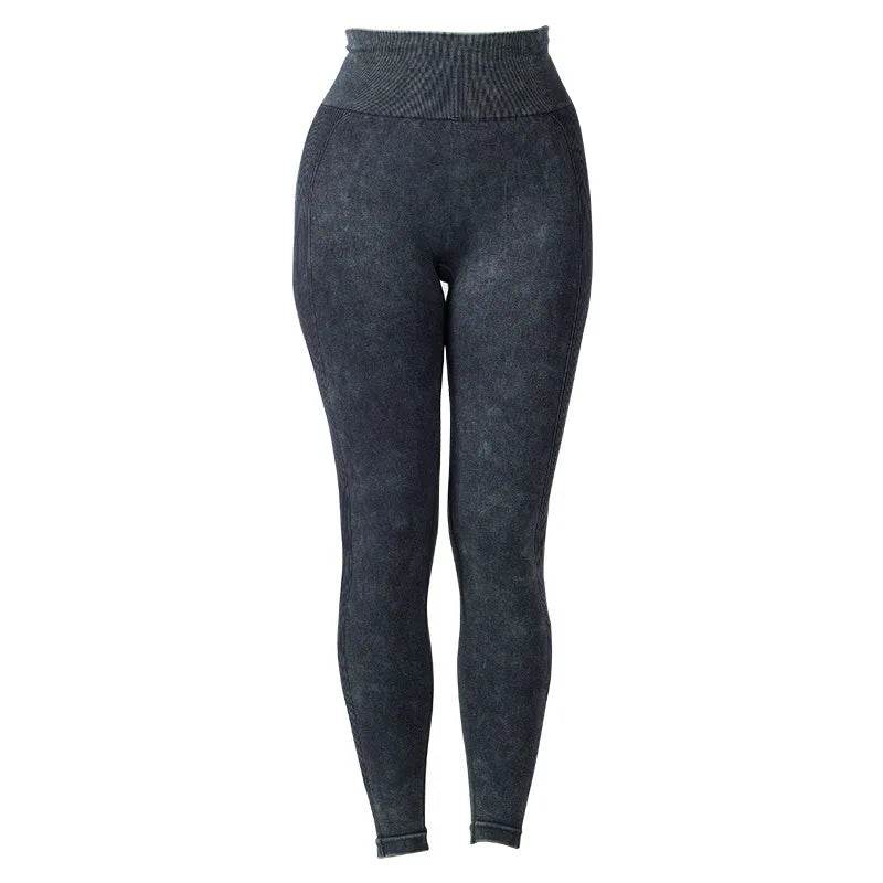 Buy Center High Waisted Frosted Yoga Pants - Quick Dry, Tight Fit - Buy Center UK