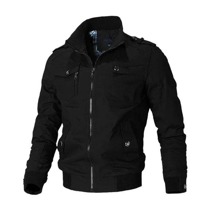 Buy Center Large Size Men's Cargo Jacket - Casual Military Style - Buy Center UK