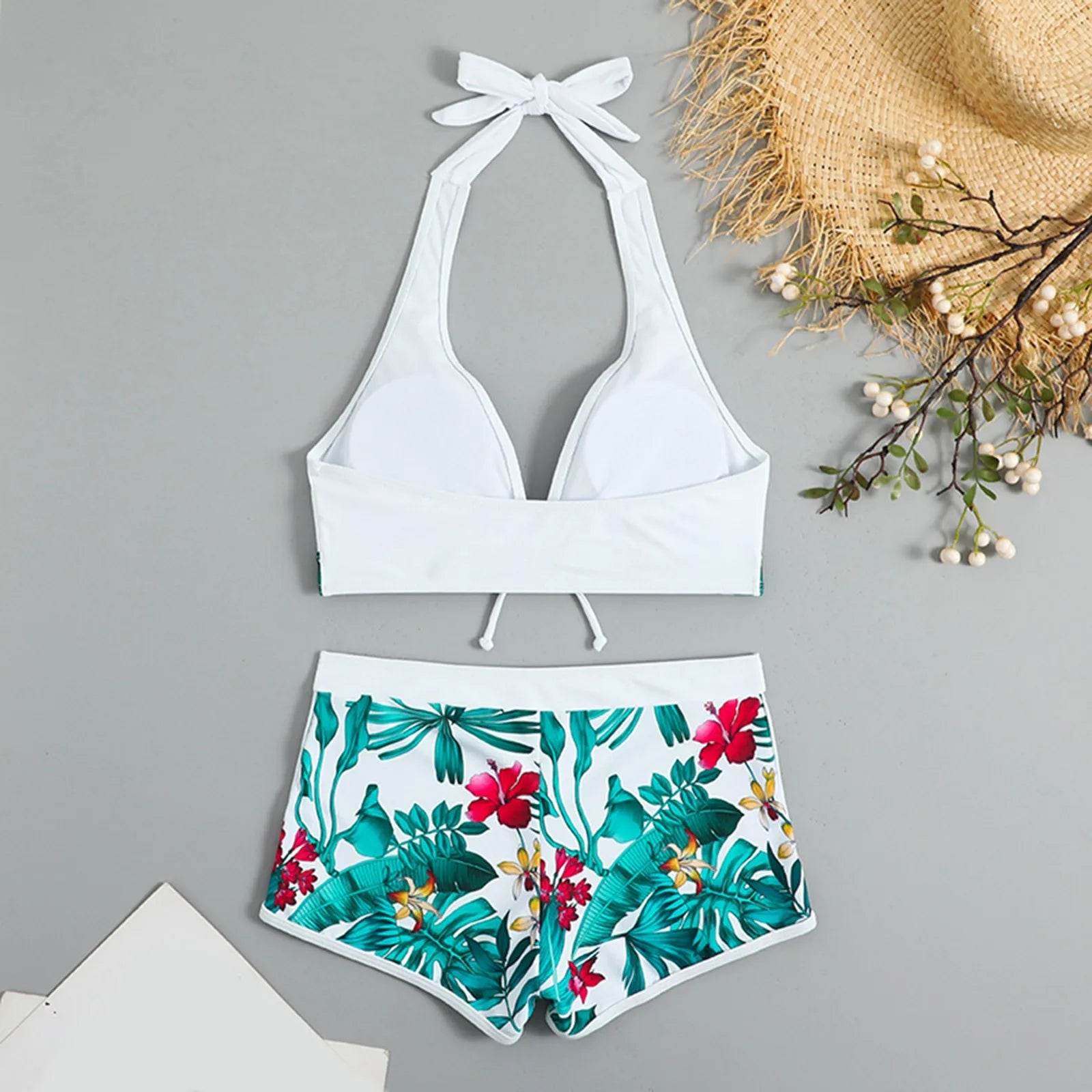 Buy Center Tropical Print Bikinis Set for Teens – Affordable Swimwear - Buy Center UK