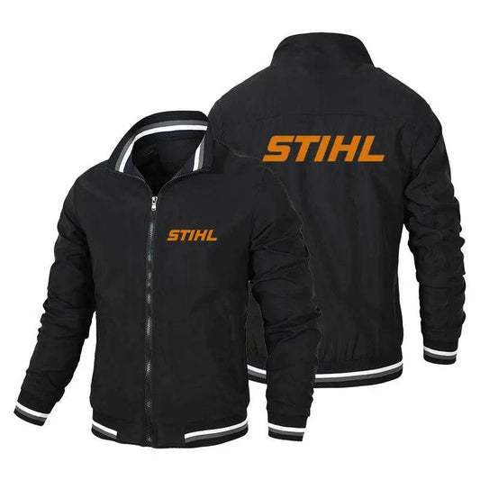 Buy Center Men's Waterproof Zipper Jacket - Casual Stand Collar Coat - Buy Center UK