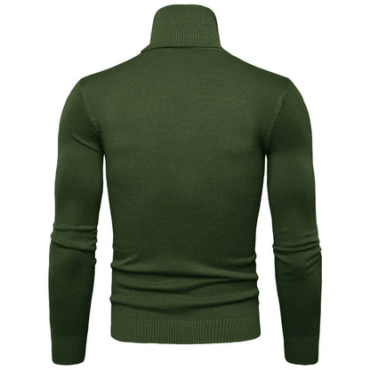Buy Center Men's Black Turtleneck Sweater - Warm Slim Fit Autumn Top - Buy Center UK