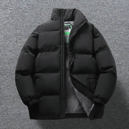2023 Men's Winter Down Jacket - Stylish Hooded Black Parka Coat - Buy Center UK