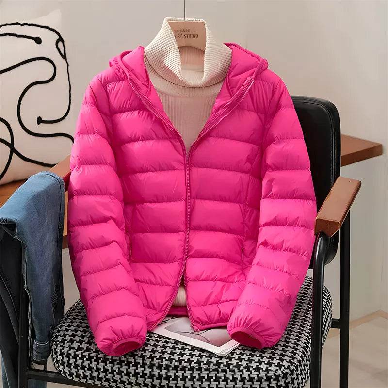 2024 Women’s Packable Puffer Jacket - Ultra Lightweight & Stylish - Buy Center UK