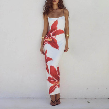 Buy Center Women’s Floral Print Cocktail Bodycon Dress - Summer Style - Buy Center UK