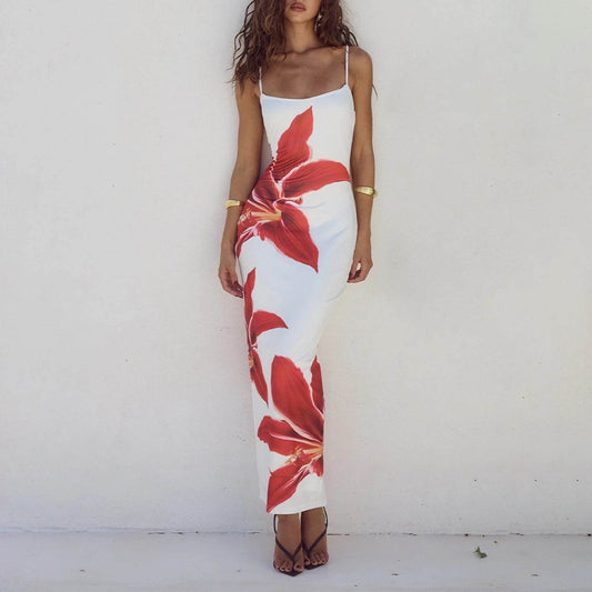 Buy Center Women’s Floral Print Cocktail Bodycon Dress - Summer Style - Buy Center UK