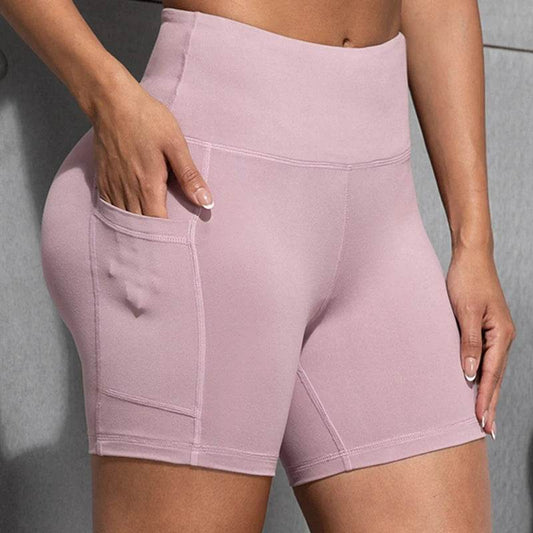 Buy Center Women’s High Waist Cycling Shorts - Butt Lifting & Pockets - Buy Center UK