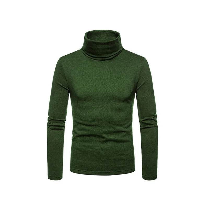 Buy Center Men's Casual Slim Fit Turtleneck Pullover - Autumn Fashion - Buy Center UK