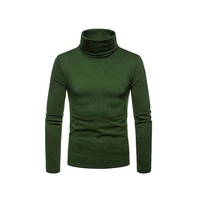 Buy Center Men's Casual Slim Fit Turtleneck Pullover - Autumn Fashion - Buy Center UK