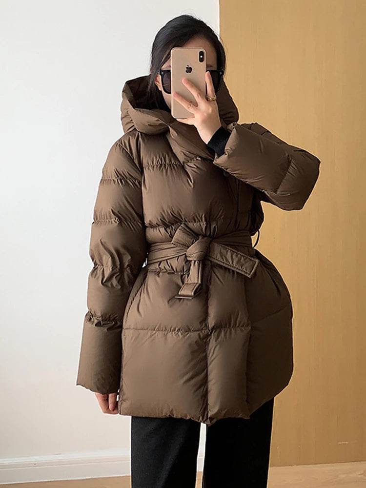 2024 Women's Ultra Light Down Jacket - Stylish Hooded Puffer Coat - Buy Center UK