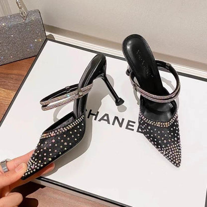 Buy Center Women’s Sexy High Heel Sandals - Shiny Rhinestone Style - Buy Center UK