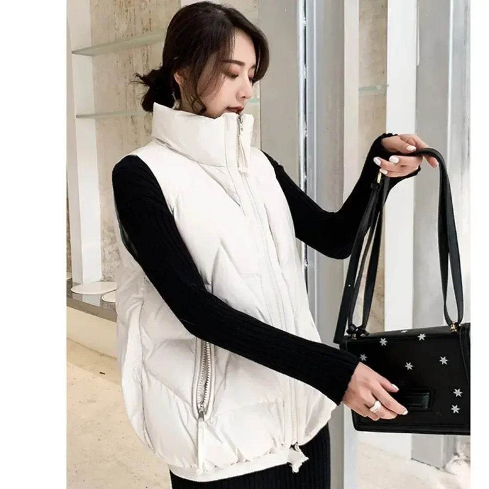 Buy Center Women's 2024 Winter Sleeveless Down Vest - Ultra-Light & Warm - Buy Center UK