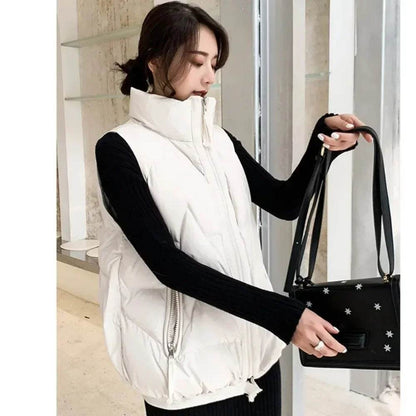 Buy Center Women's 2024 Winter Sleeveless Down Vest - Ultra-Light & Warm - Buy Center UK