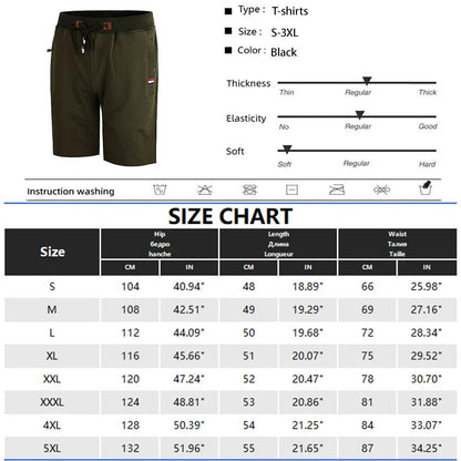 Buy Center Men’s Cotton Summer Shorts - Loose Fit Hip Hop Style - Buy Center UK