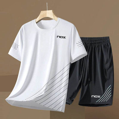 Buy Center Men's Tennis Sportswear - Summer T-shirt & Shorts Set - Buy Center UK
