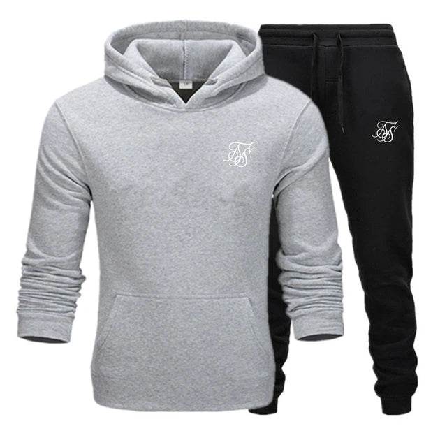 Sik Silk Men’s Tracksuit - Stylish Sweatshirt & Sweatpants Set - Buy Center UK