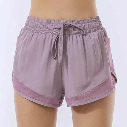 Women's Fitness Yoga Shorts - Quick Dry, Elastic Comfort for Sports - Buy Center UK