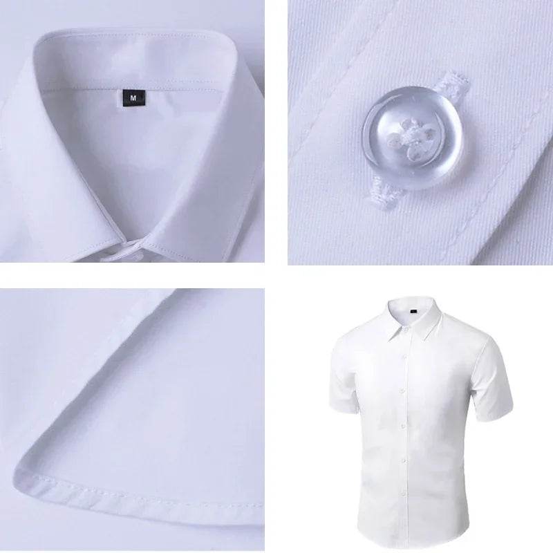Buy Center Summer Button-Down Shirt for Men - Slim Fit, Casual Style - Buy Center UK