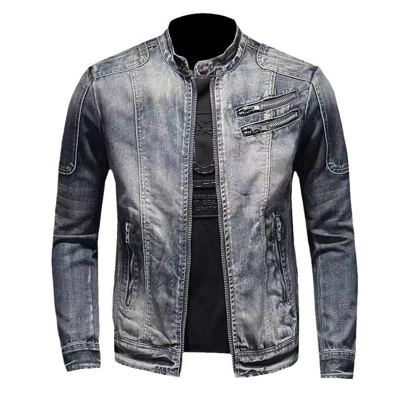 Buy Center Men’s Slim Fit Denim Jacket - Casual Autumn Style - Buy Center UK