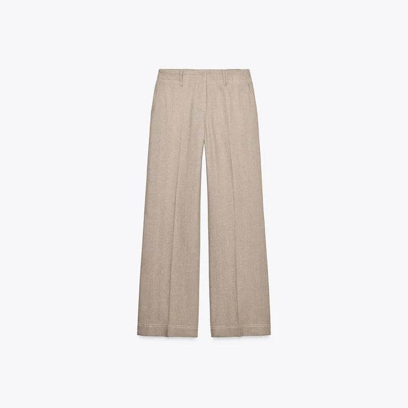 Buy Center Women's Casual Jacket Pant Set - Cropped Top & Trousers - Buy Center UK