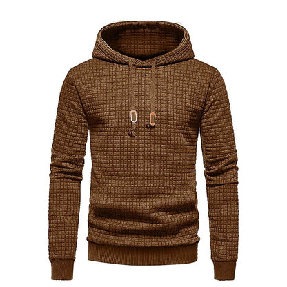 Buy Center Men's Hooded Pullover - Slim Fit Knit Sweater for Fall - Buy Center UK