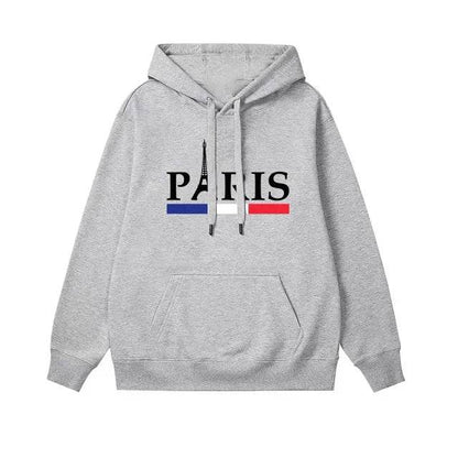 Buy Center Men's Hoodie Set - Paris Print Sweatshirt & Jogger Pants - Buy Center UK